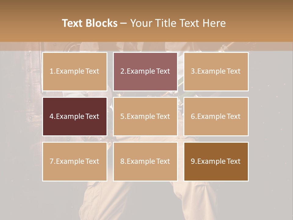 Cuir Steam Fort PowerPoint Template