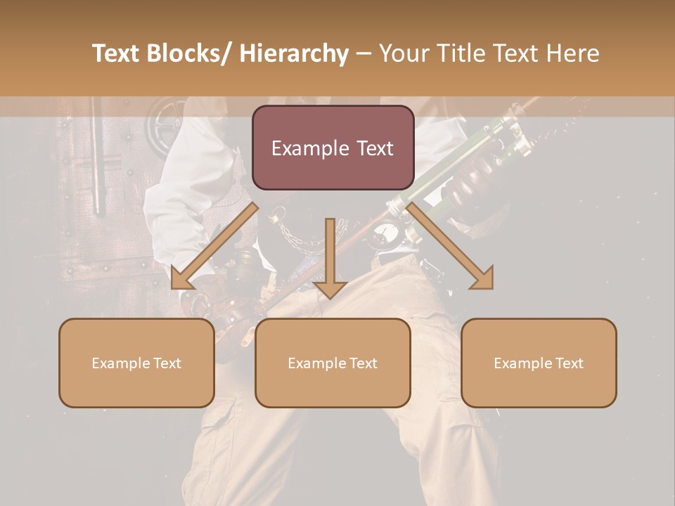 Cuir Steam Fort PowerPoint Template