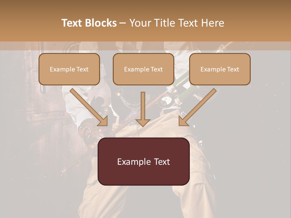 Cuir Steam Fort PowerPoint Template