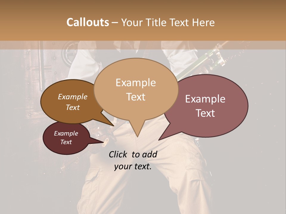 Cuir Steam Fort PowerPoint Template