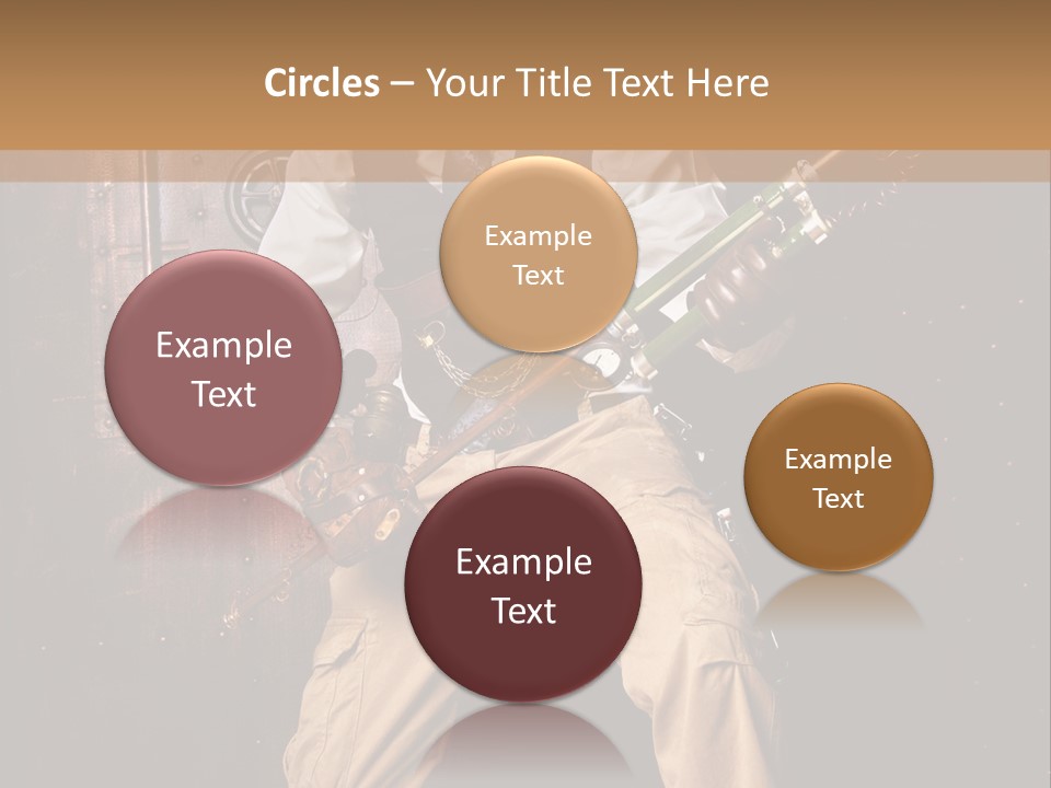 Cuir Steam Fort PowerPoint Template