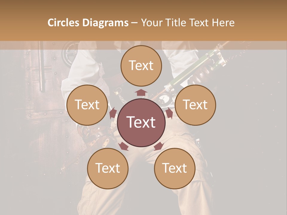 Cuir Steam Fort PowerPoint Template