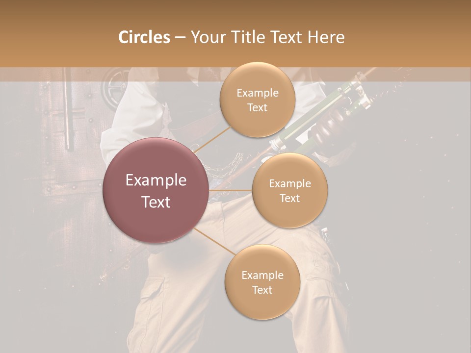 Cuir Steam Fort PowerPoint Template