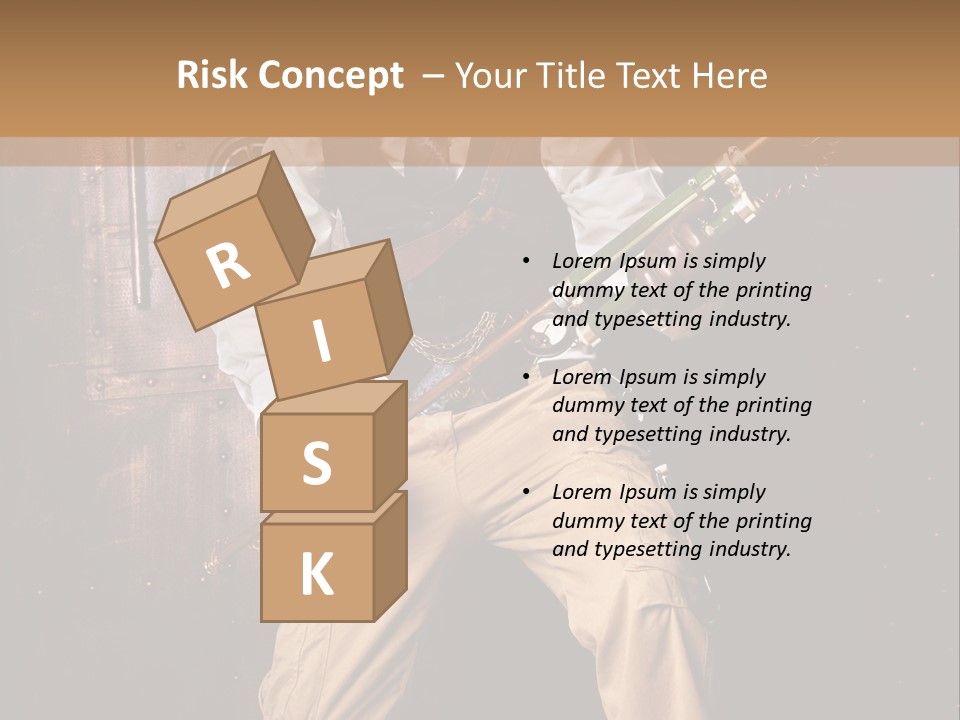 Cuir Steam Fort PowerPoint Template