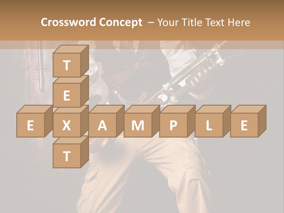 Cuir Steam Fort PowerPoint Template