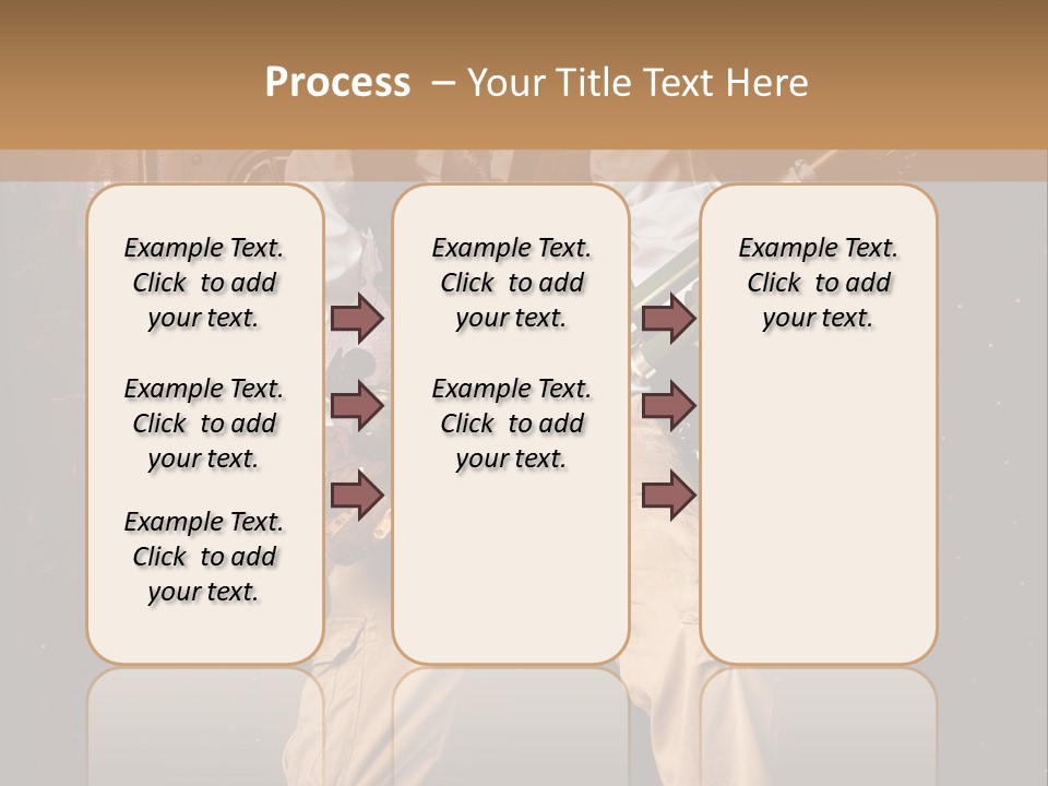 Cuir Steam Fort PowerPoint Template