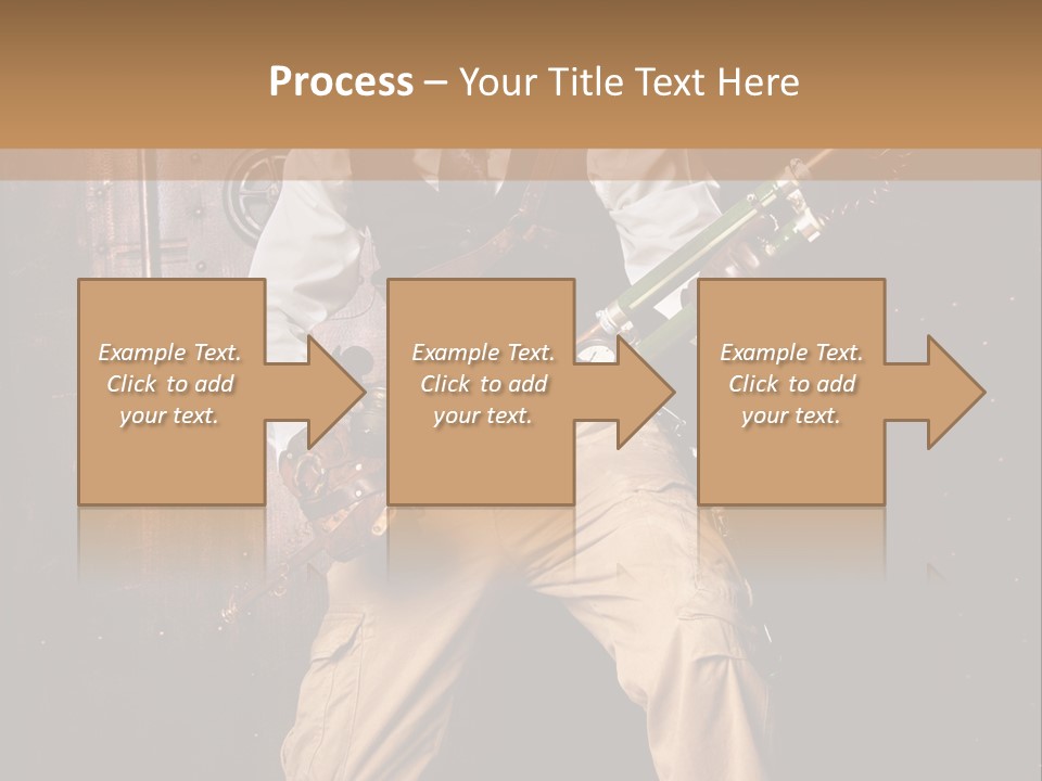 Cuir Steam Fort PowerPoint Template