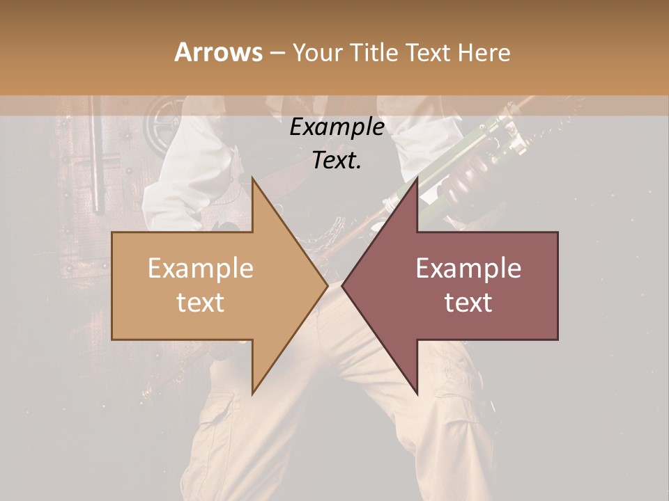 Cuir Steam Fort PowerPoint Template