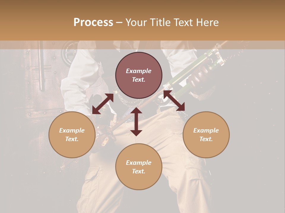 Cuir Steam Fort PowerPoint Template