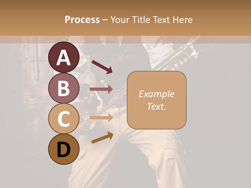 Cuir Steam Fort PowerPoint Template