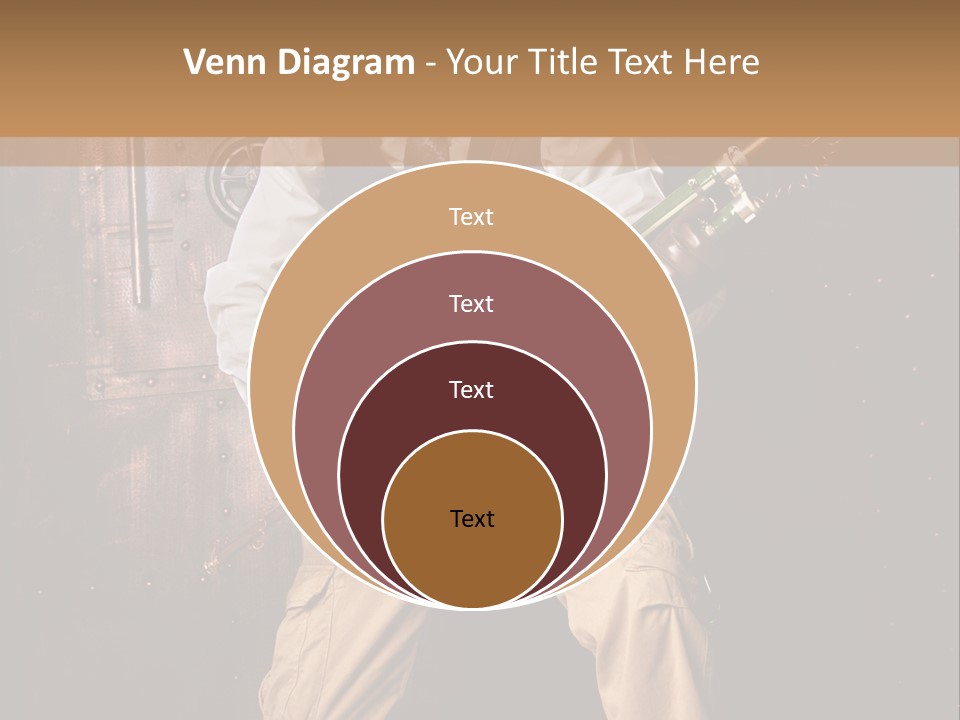 Cuir Steam Fort PowerPoint Template