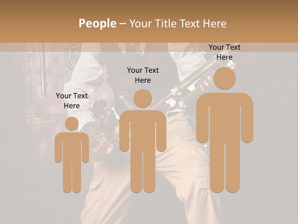 Cuir Steam Fort PowerPoint Template