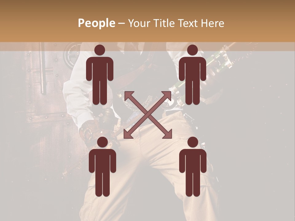 Cuir Steam Fort PowerPoint Template