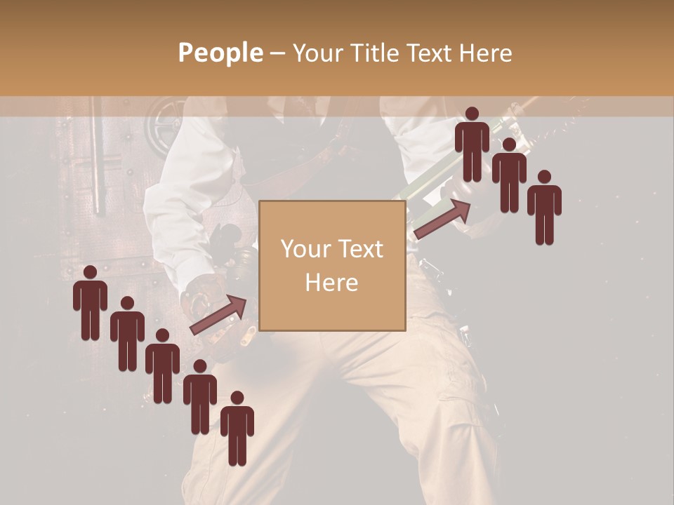 Cuir Steam Fort PowerPoint Template