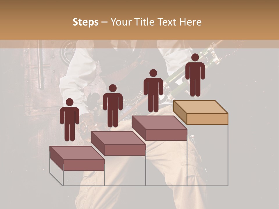 Cuir Steam Fort PowerPoint Template