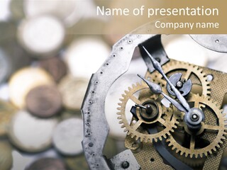 Rust Cog Business PowerPoint Template