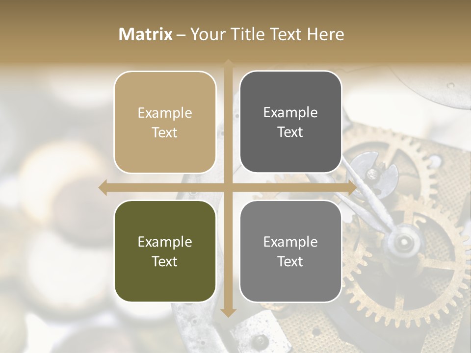 Rust Cog Business PowerPoint Template