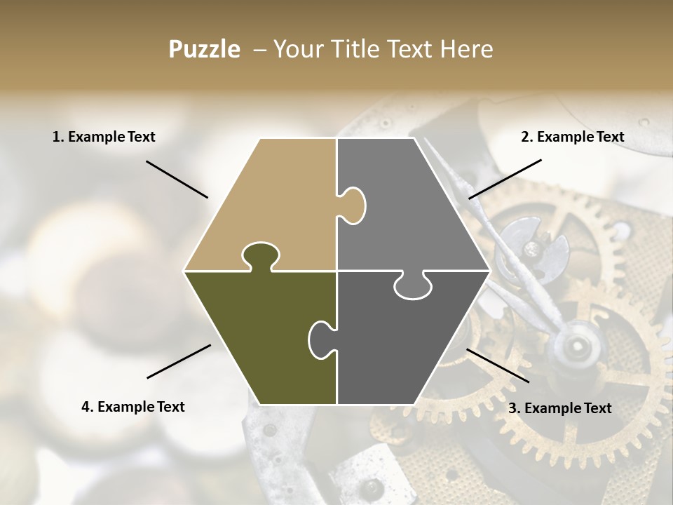Rust Cog Business PowerPoint Template