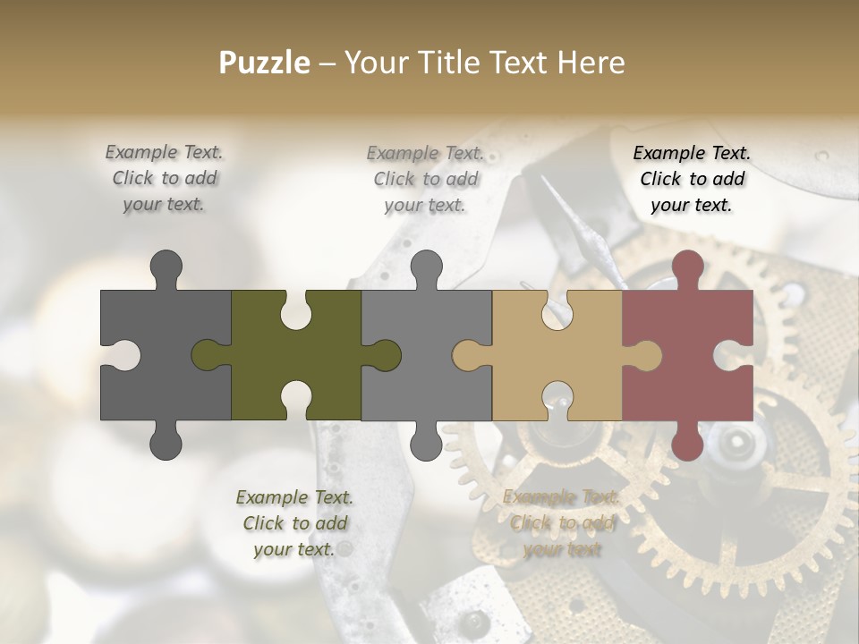 Rust Cog Business PowerPoint Template