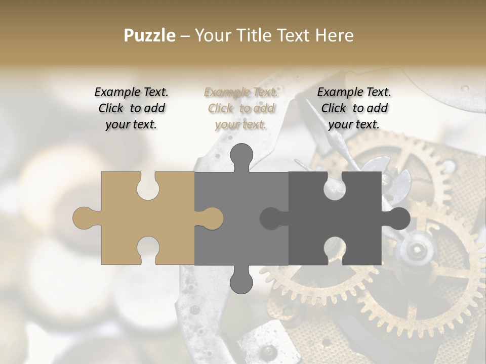 Rust Cog Business PowerPoint Template