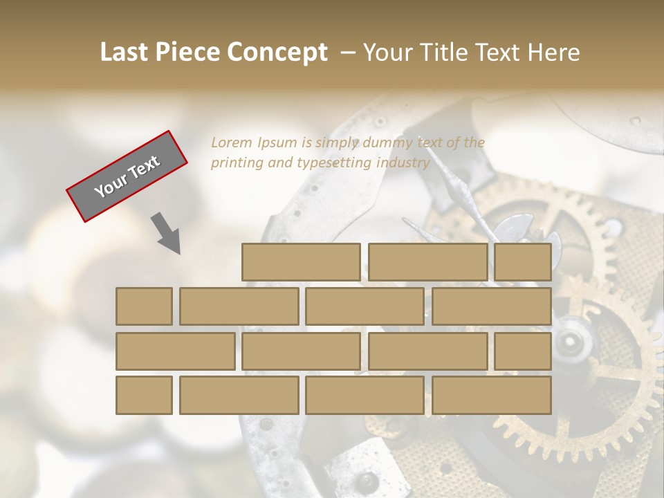Rust Cog Business PowerPoint Template