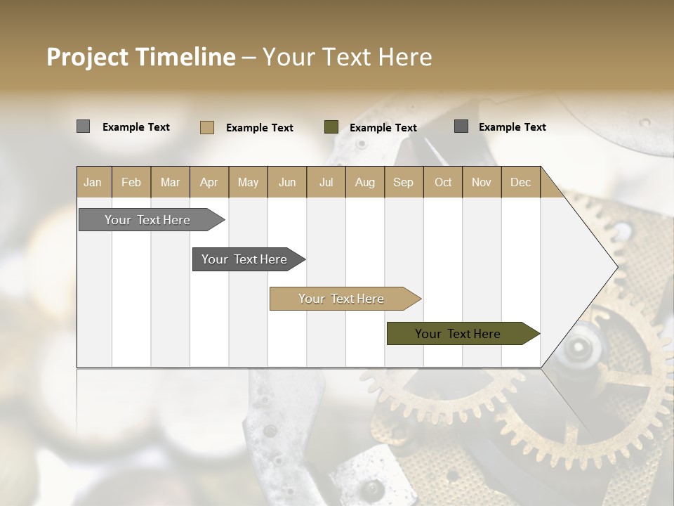 Rust Cog Business PowerPoint Template