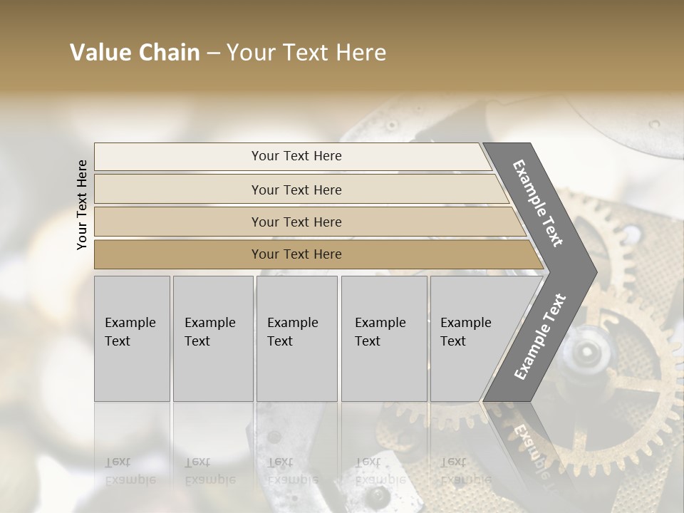 Rust Cog Business PowerPoint Template