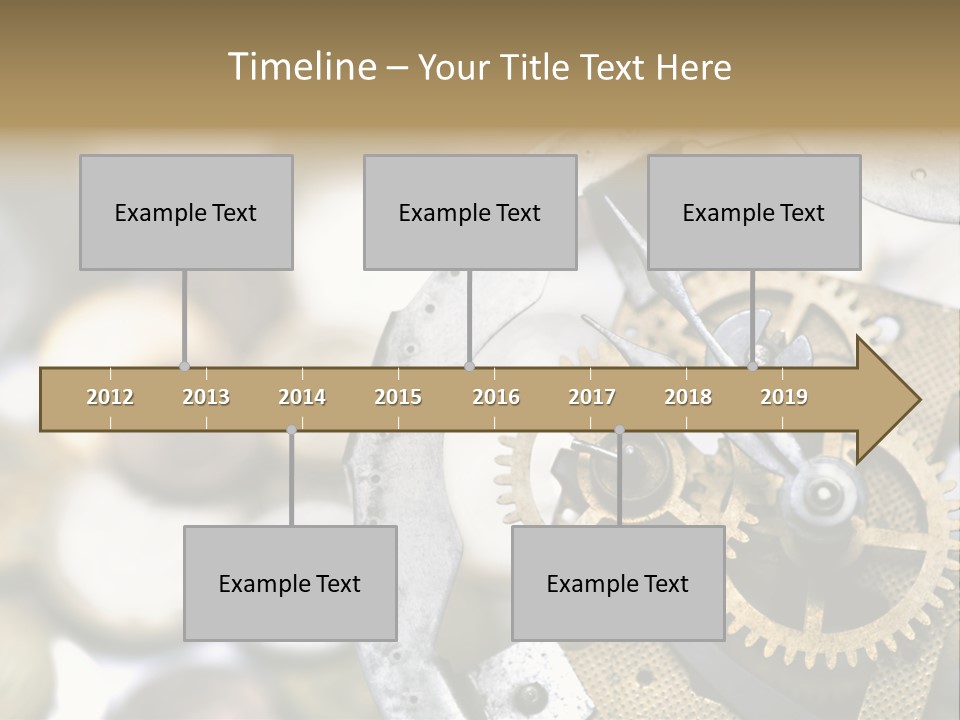 Rust Cog Business PowerPoint Template