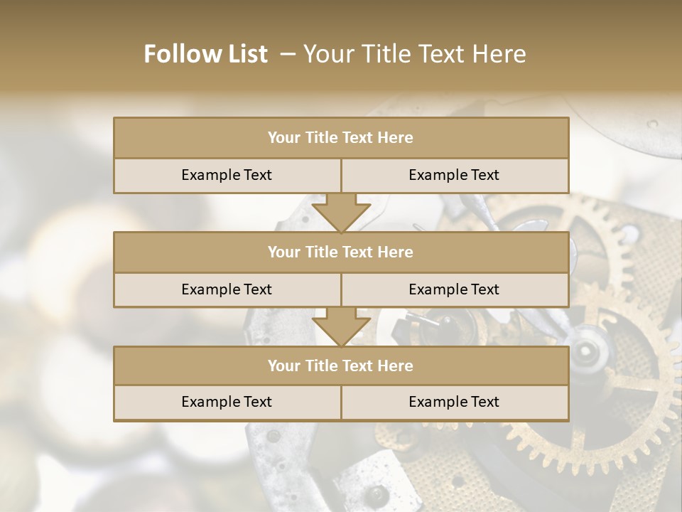 Rust Cog Business PowerPoint Template