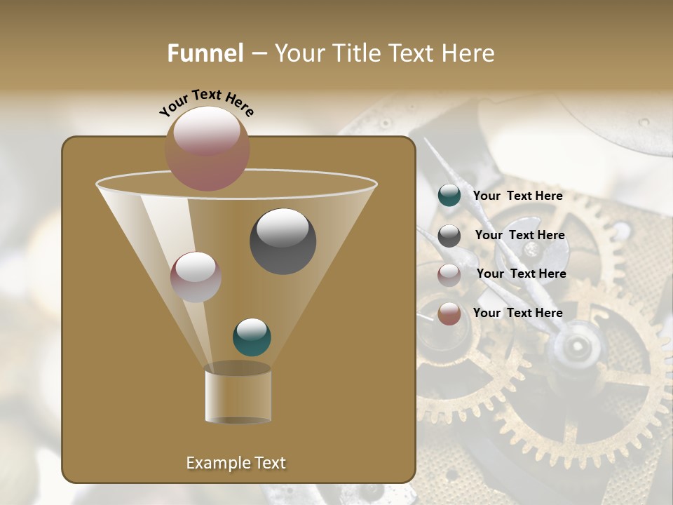 Rust Cog Business PowerPoint Template