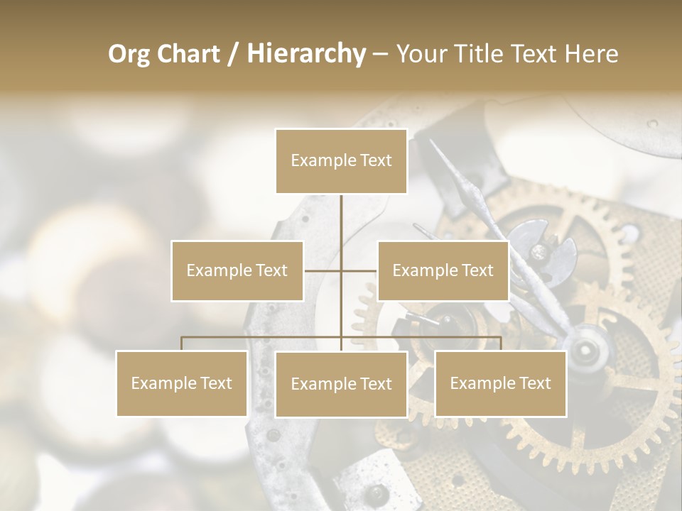 Rust Cog Business PowerPoint Template