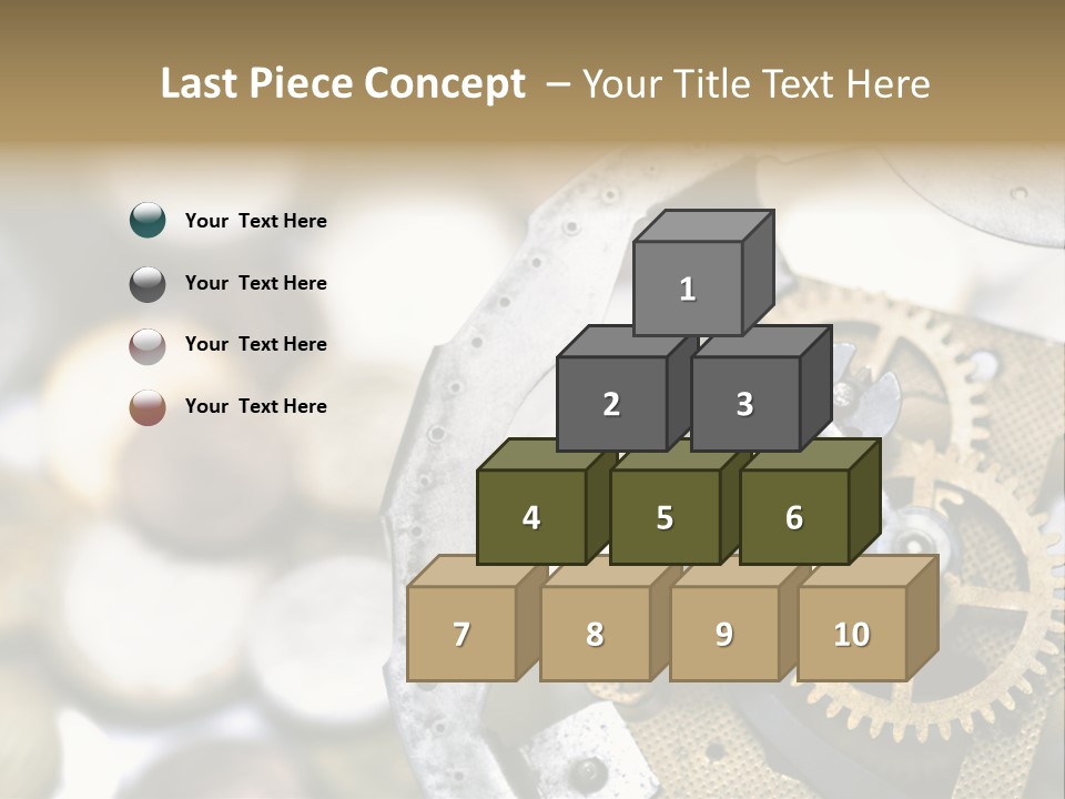Rust Cog Business PowerPoint Template