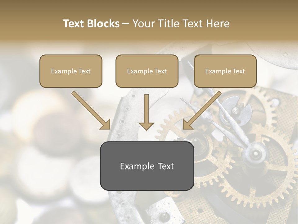 Rust Cog Business PowerPoint Template