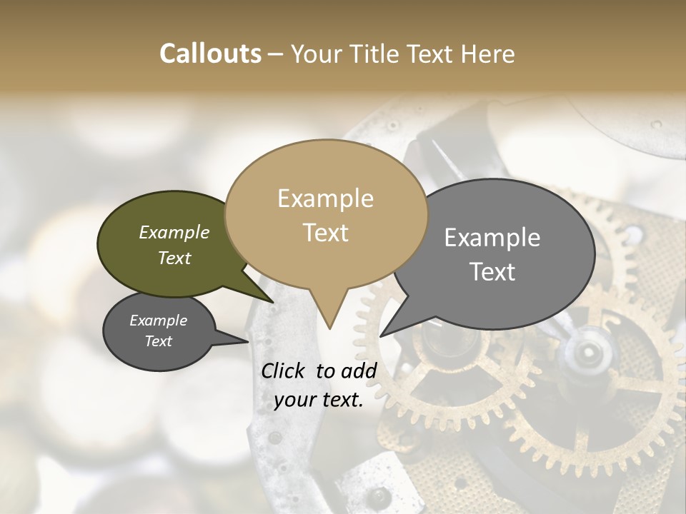 Rust Cog Business PowerPoint Template
