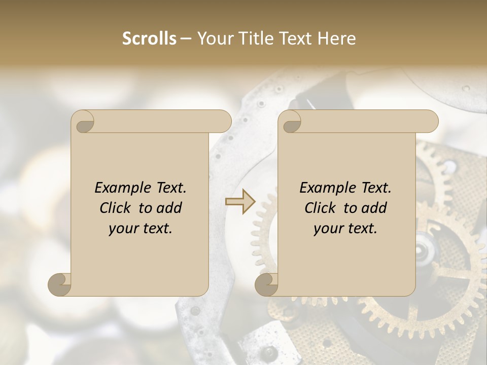Rust Cog Business PowerPoint Template