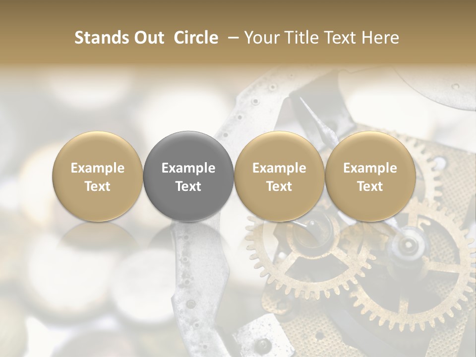 Rust Cog Business PowerPoint Template