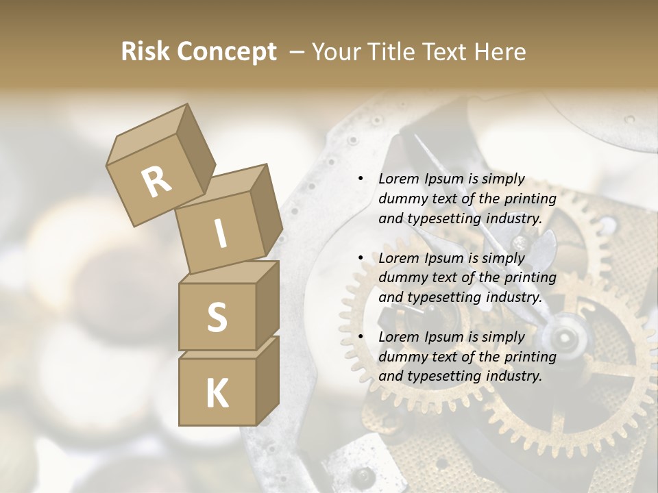 Rust Cog Business PowerPoint Template