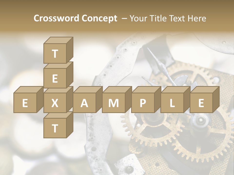 Rust Cog Business PowerPoint Template