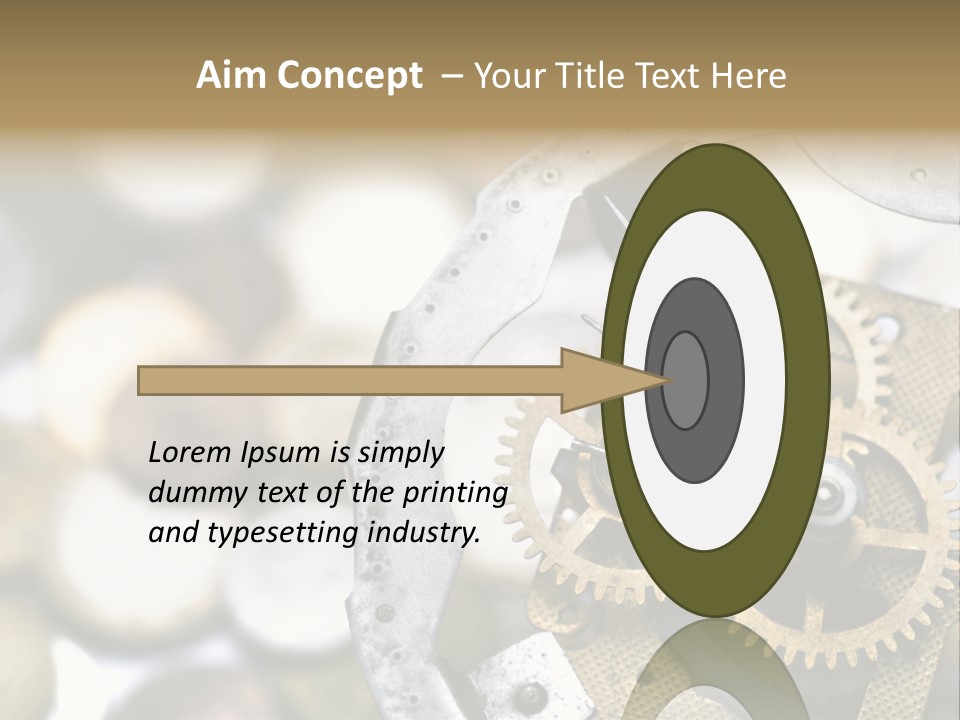 Rust Cog Business PowerPoint Template