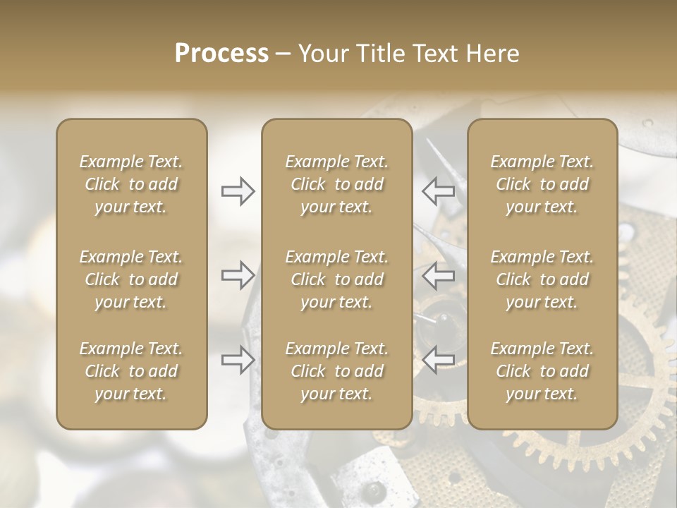 Rust Cog Business PowerPoint Template