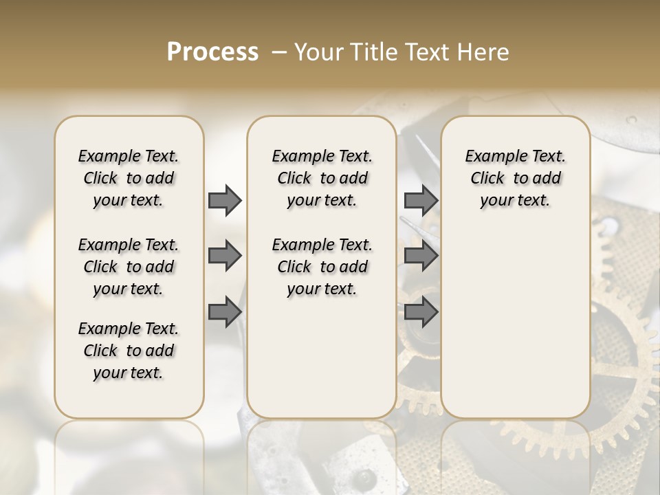 Rust Cog Business PowerPoint Template