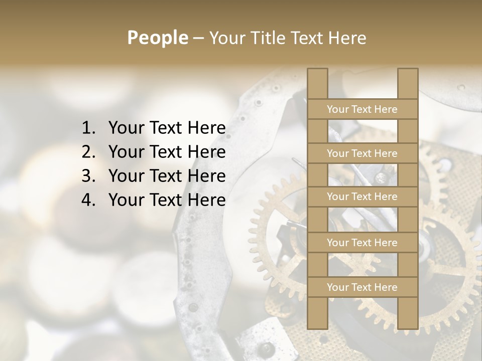 Rust Cog Business PowerPoint Template