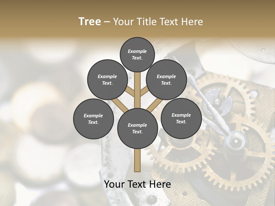Rust Cog Business PowerPoint Template