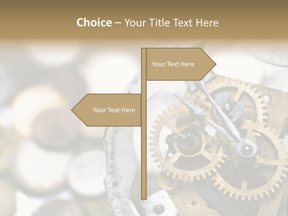 Rust Cog Business PowerPoint Template