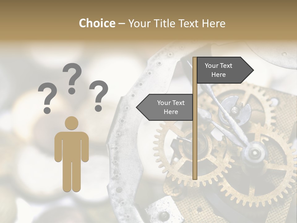 Rust Cog Business PowerPoint Template