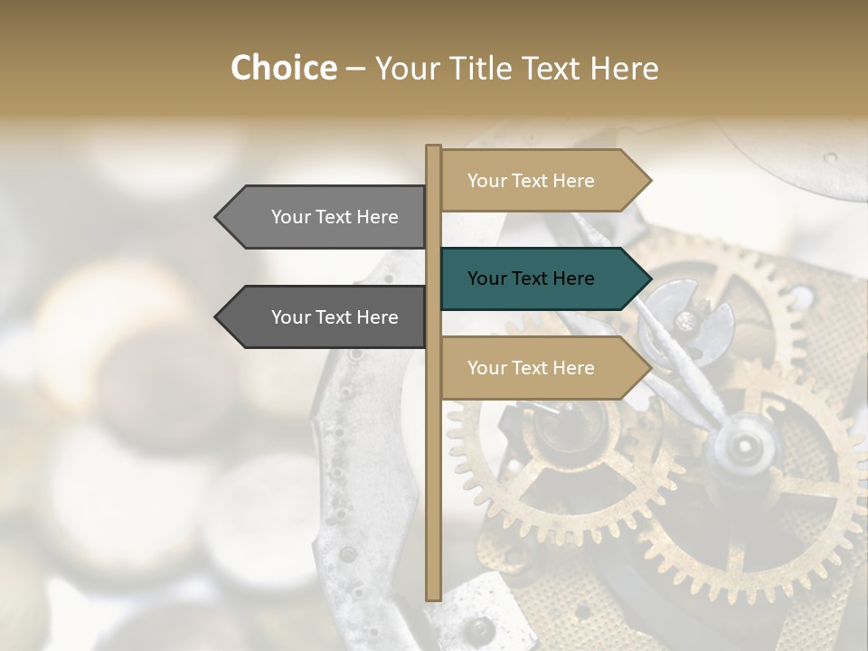 Rust Cog Business PowerPoint Template