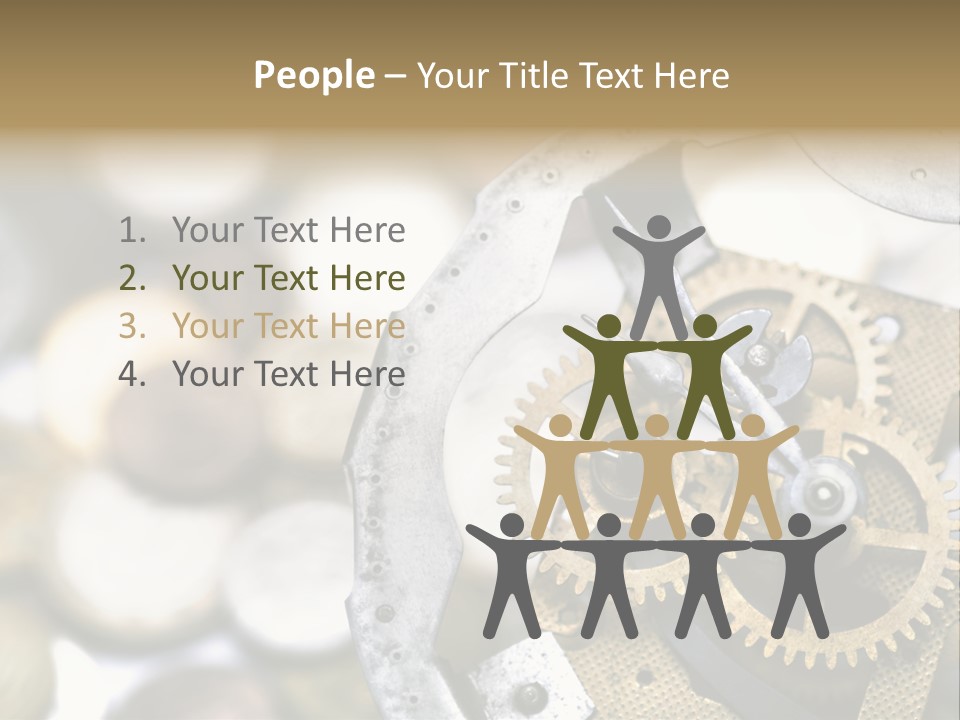 Rust Cog Business PowerPoint Template