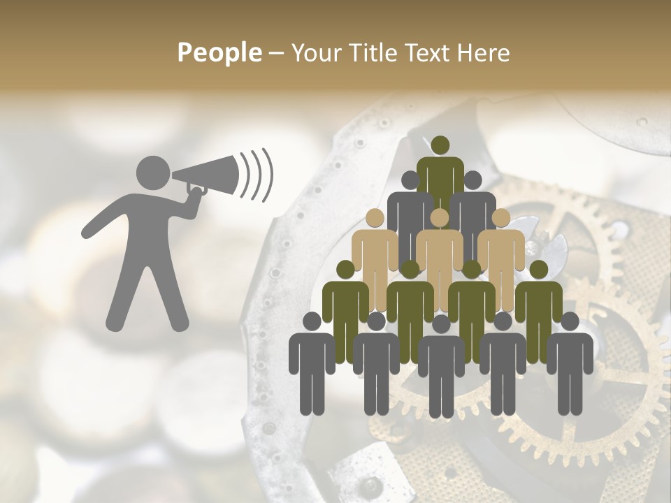 Rust Cog Business PowerPoint Template