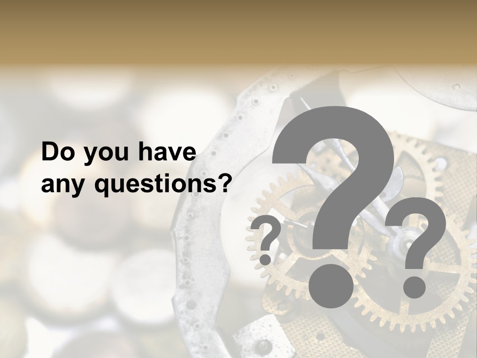 Rust Cog Business PowerPoint Template