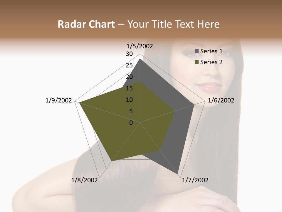 White White Background Hair PowerPoint Template